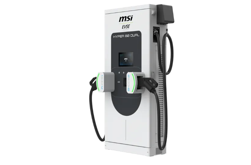 Hyper 80 Dual charger right view